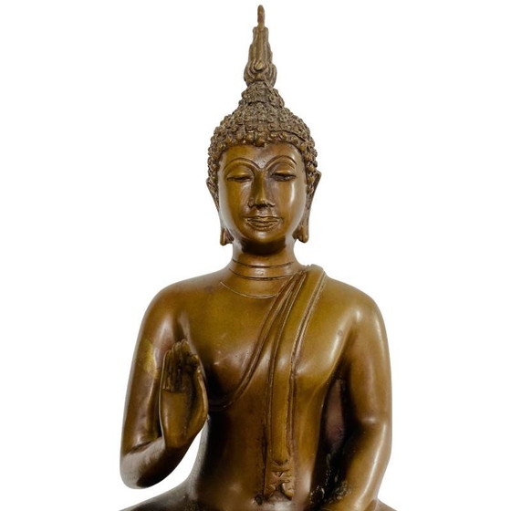 Buda tailandés de bronce lote 185 – Esculturas, Bronze, Gold (photo 9 of 10)