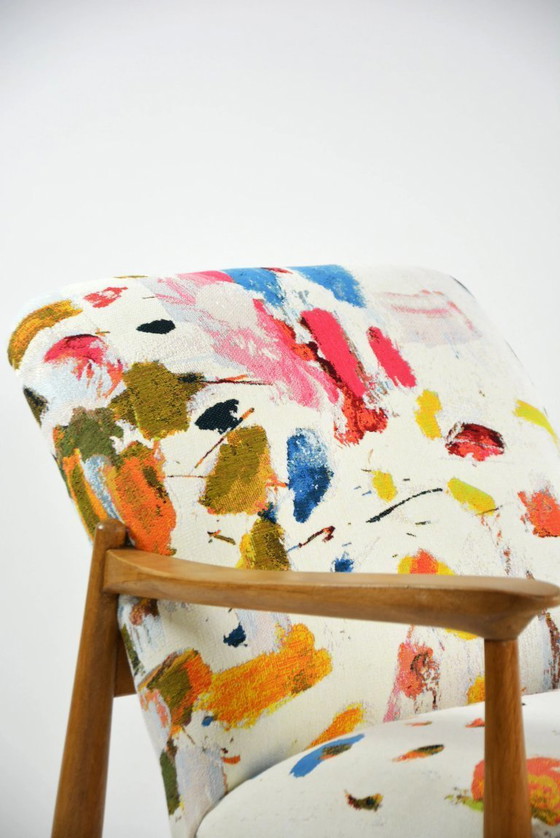 Image 1 of WR armchair with colorful patterns