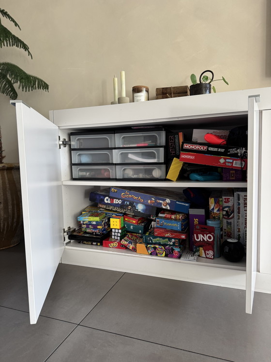 Original Pastoe L-Serie Sideboard 260 Cm – White – Vintage Design – Wood (photo 5 of 11)