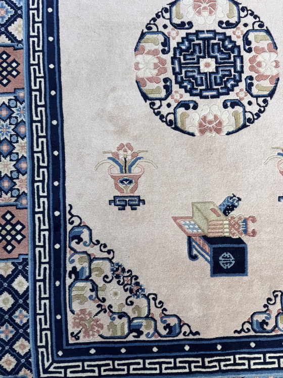 Image 1 of Antiker chinesischer Teppich aus Peking