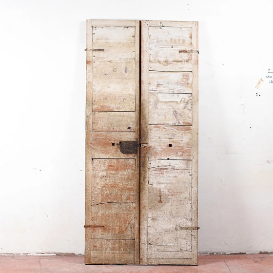 Double Porte Faux Bois avec Fermeture et Décor Laqué Frontal – Porte-plantes, Klassiek (photo 2 of 5)
