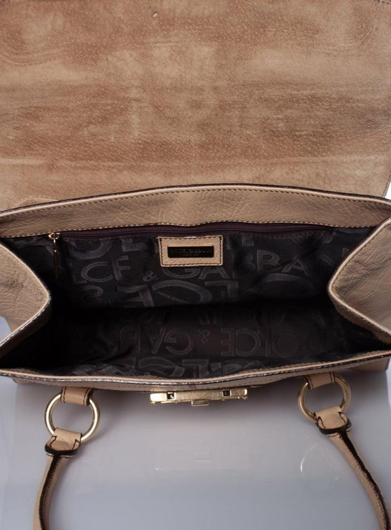 Image 1 of Dolce & Gabbana, grained leather handbag