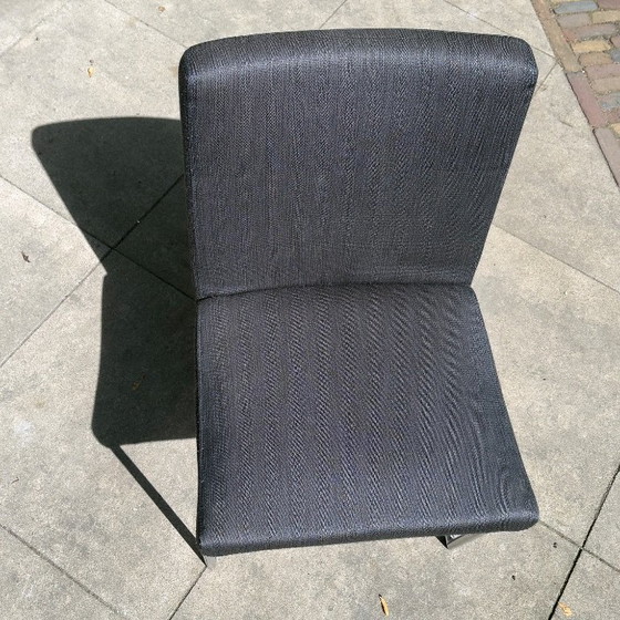 6 Harvink Modell Point – Designer-Esszimmerstühle – Metal, Textile (photo 5 of 5)