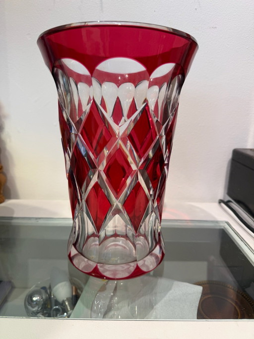 Vase Val St Lambert 