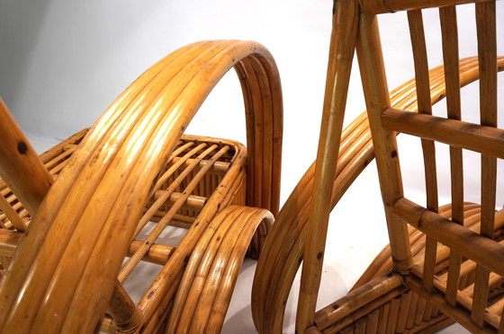 Image 1 of Canapé deux places en rotin Paul Frankl Design, 1940