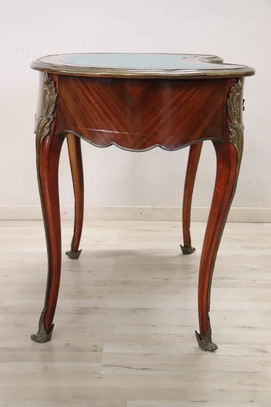 Image 1 of Elegant Louis XV Style Writing Desk, Italy 20th century