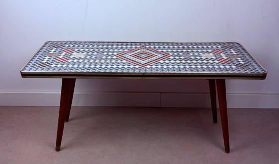 Image 1 of Vintage mosaic table, coffee table, side table