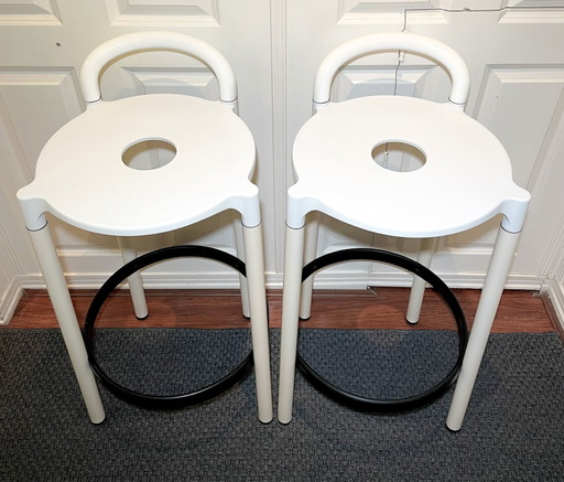 2 x tabourets Kartell Polo par Anna Castelli Ferreri