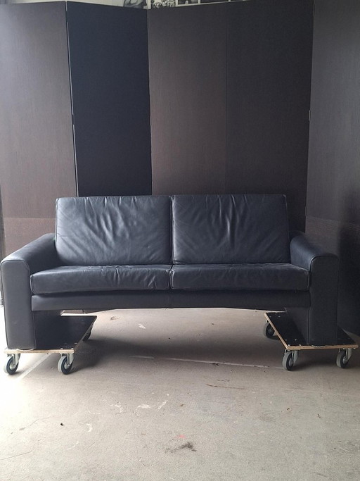 Artifort 691 lederen bank, zwart – Artifort Design Group