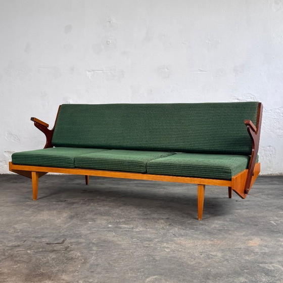 Image 1 of Mid-Century Convertible Sofa by Opp Drevovyroba, 1970s