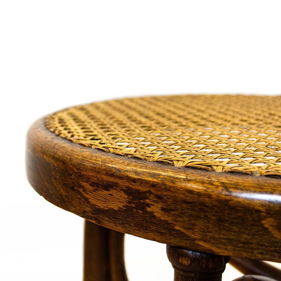 Image 1 of Antiker spanischer Bugholzstuhl in Eiche von Ventura Feliu, 1890er Jahre, 4er-Set