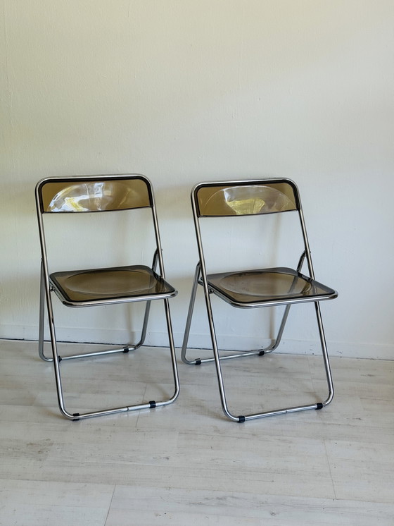 Image 1 of Vintage Space Age Folding Chairs 1970s