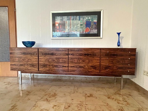 Raro Aparador Mid-Century en Palosanto de Río – Georg Satink p. WK Möbel, 1963