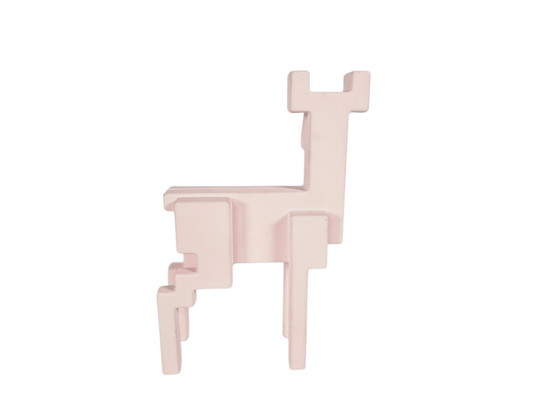 Image 1 of Ikea - Monica Mulder - cervo rosa a 8 bit - alluminio rivestito - 2000