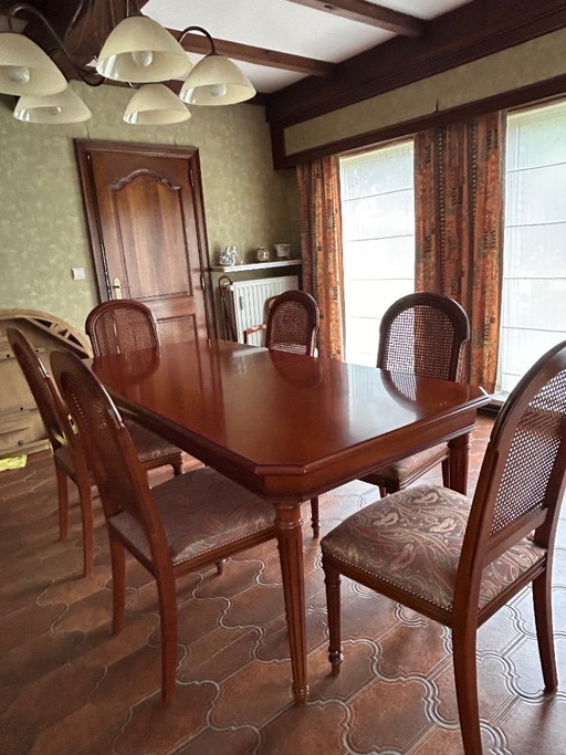 Kersenhouten eetkamer