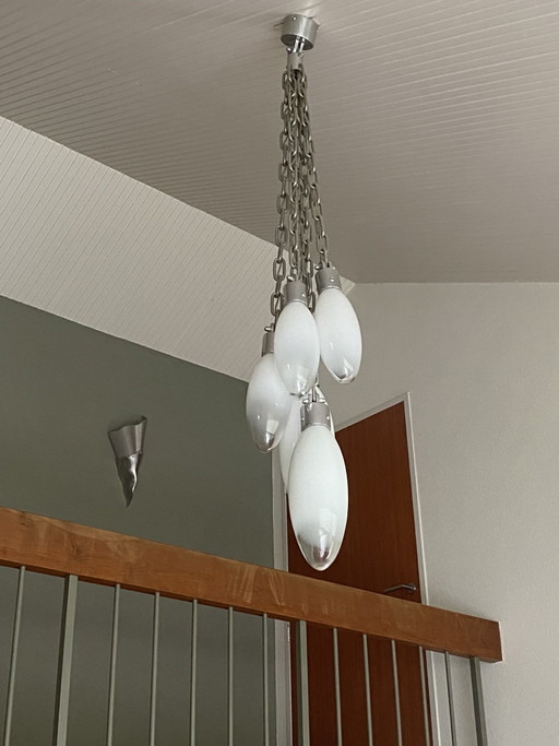 Lámpara colgante para pasillo de Quasar – hanglampen, Glass, Metal