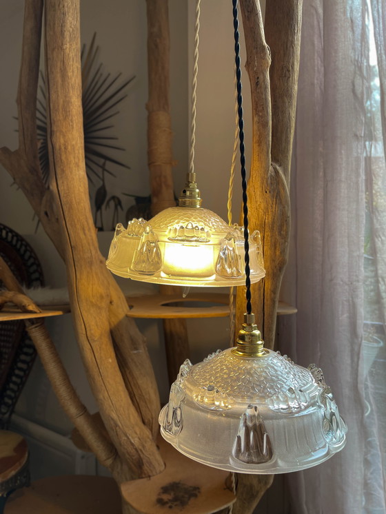 Image 1 of EZAN Vintage Glass Globe Pendant Customizable
