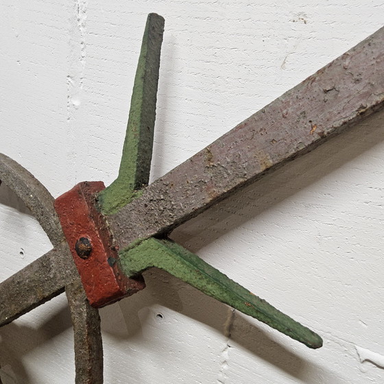 Image 1 of Antico ponte vittoriano in ferro battuto / recinzione / decorazione industriale / curiosità industriale (ciascuno)