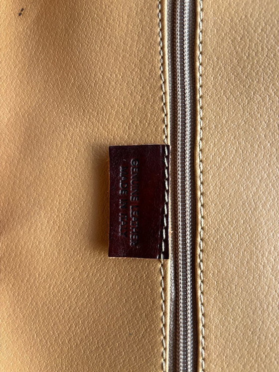 Image 1 of Borsa da weekend in pelle italiana, mai usata