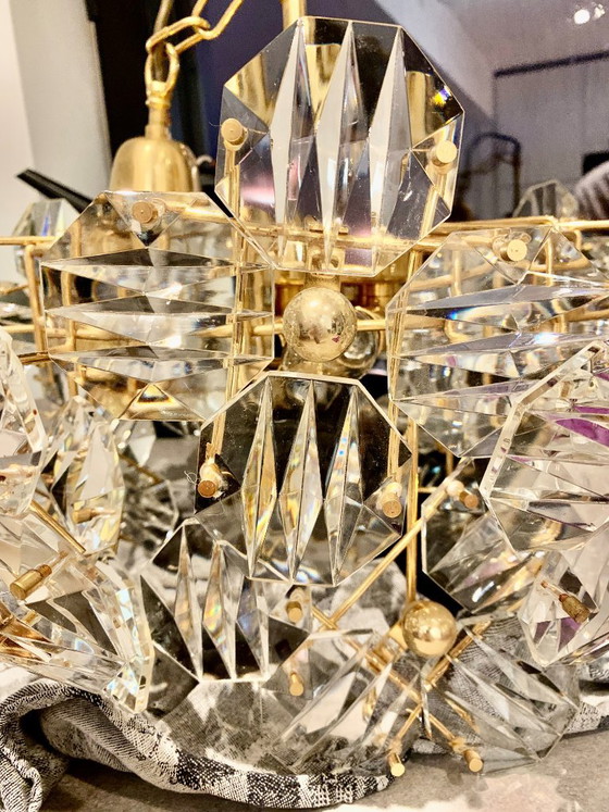 Authentischer Kinkeldey-Kronleuchter mit facettiertem Kristallglas – Crystal (photo 9 of 9)