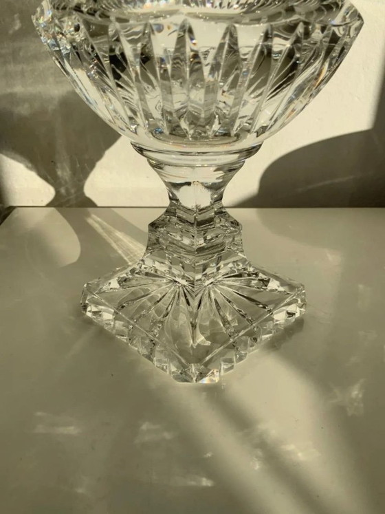 Image 1 of Rare Set of 3 Bohemian Crystal Objects – Historicism Period (ca. 1880-1890)