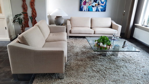 2 three-seater sofas Leolux Antonia