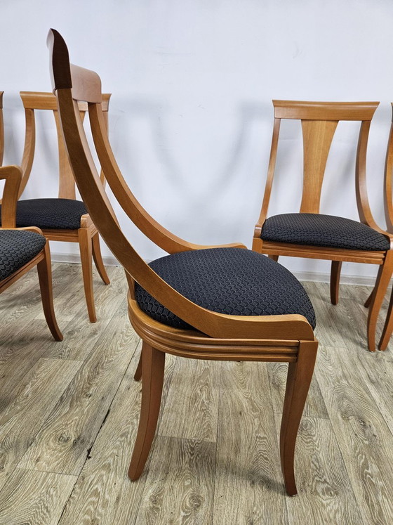 Chaises Gondola vintage de Pietro Costantini, années 1980, Lot de 6 – Fauteuils de relaxation (photo 7 of 15)