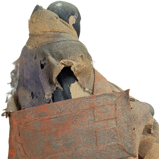 Antique Japanese Nichiren Daishonin - Meiji - circa – Sculpture, Wood, Textile (photo 18 of 25)