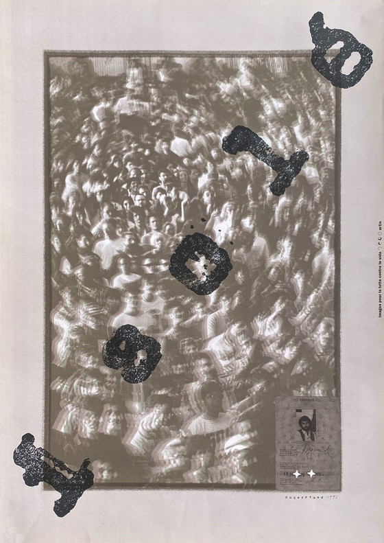 Image 1 of Roger PFUND Isolé (SIDA) originele poster 1993