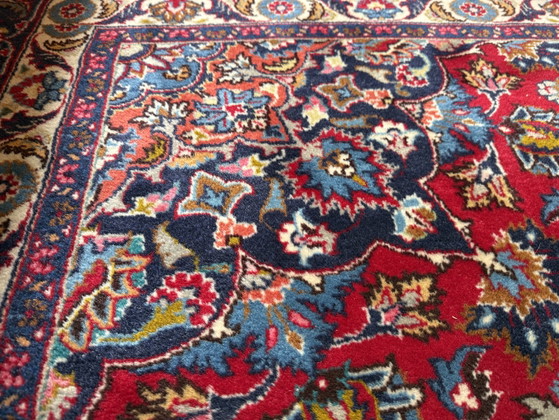 Groot Handgeknoopt Perzisch Mashad Tapijt 300 × 290 Cm – Meshad, Vloerkleden en tapijten, Wool (photo 10 of 15)