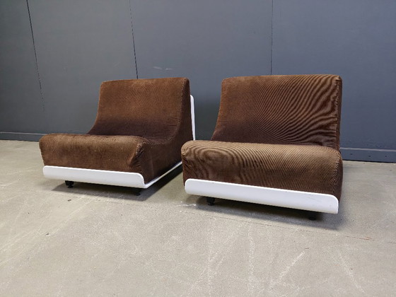 Image 1 of Fauteuils lounge Orbis de l'ère spatiale par Luigi Colani pour Cor, 1960