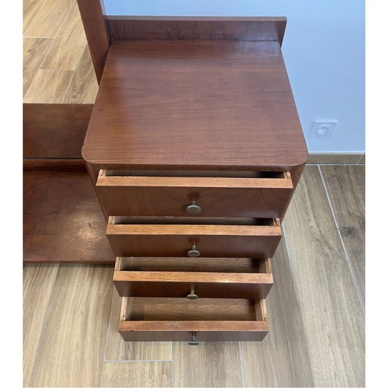 Image 1 of Toletta - Mobiletto da ingresso impiallacciato in noce, 1940