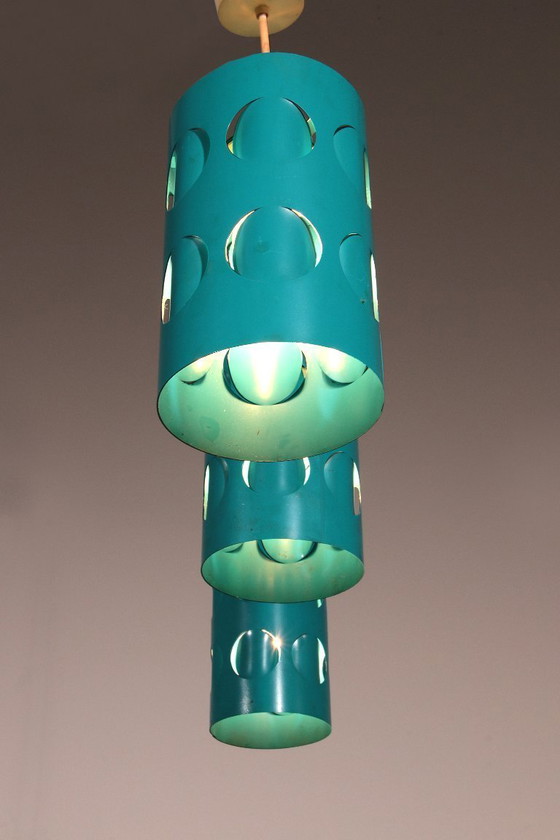 Image 1 of Raak Amsterdam Space Age Pendelleuchten-Trio – Ikonisches niederländisches Design