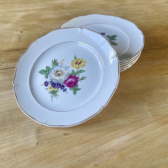 Image 1 of Juego de 6 platos de postre