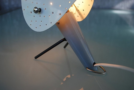 Image 1 of Bureau lamp van Ernest Igl  " The Little Dog " Grijs/Wit