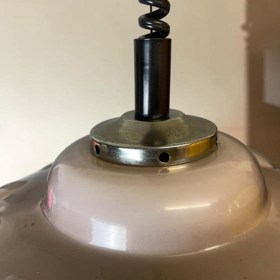 Image 1 of Lampe de salle à manger rétractable style vintage de l'ère spatiale