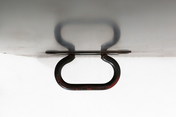 Image 1 of Classeur ou commode militaire en métal vert forêt, 1956