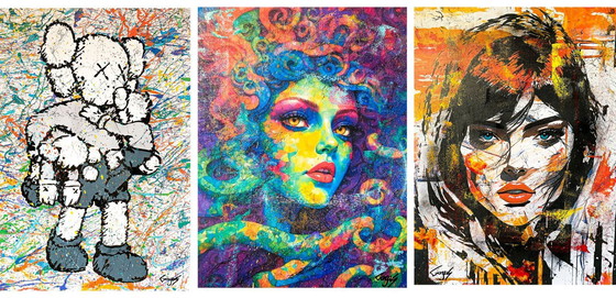 Image 1 of GONGAS - So Eager - Litografia incorniciata