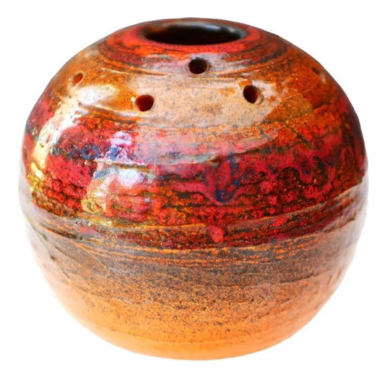 Image 1 of Mid-century art pottery vase in ceramic from Tilgmans