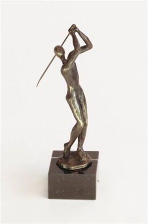 Ger van Tankeren----De Golfer---prachtige sportprijs