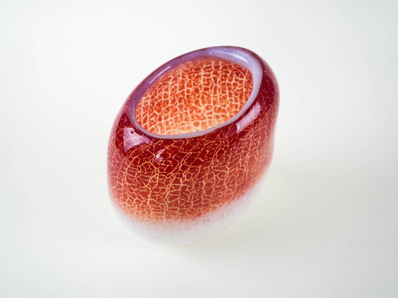 Image 1 of Glass vase, Danish design, 1970s, manufactured by Holmegaard