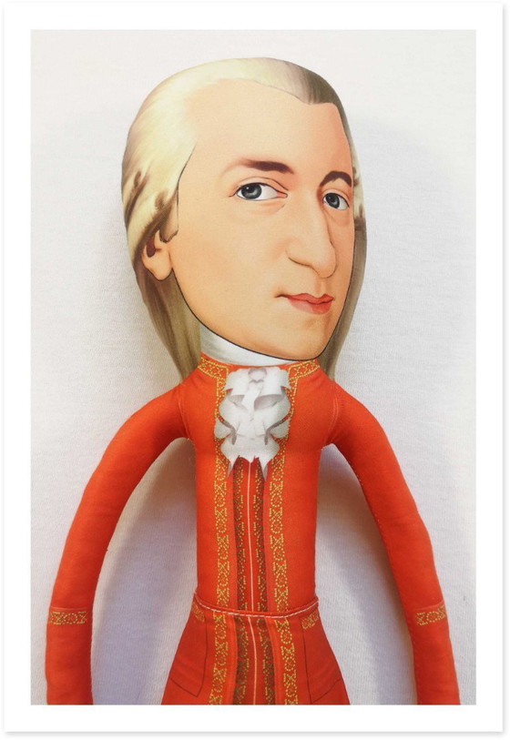 Image 1 of Mozart Gift | Classical Music Decor | Art Doll Collectible | Music Lover Gift