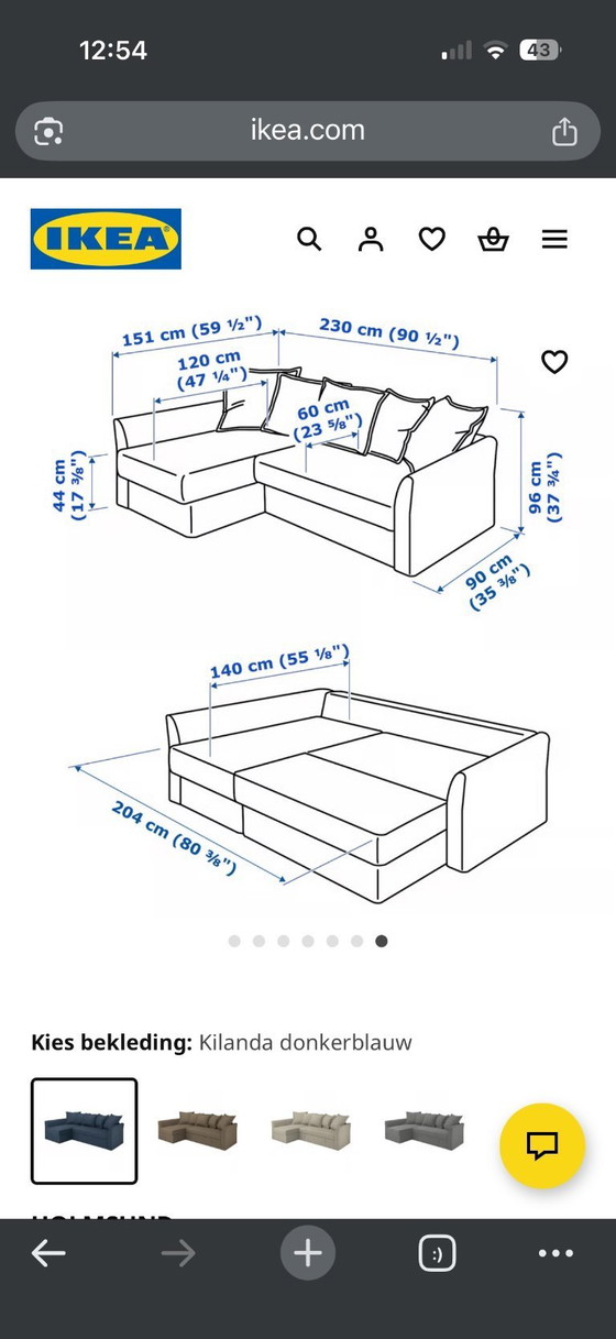 Image 1 of Sofá cama de 3 plazas.