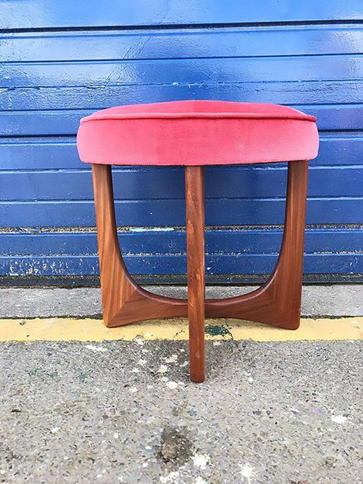 Ottoman danois en teck Mid-Century par Kofod Larsen pour G Plan, années 1960