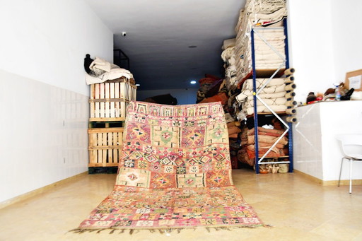 Tappeto Boujaad marocchino vintage – 330 x 180 cm – Colori pastello