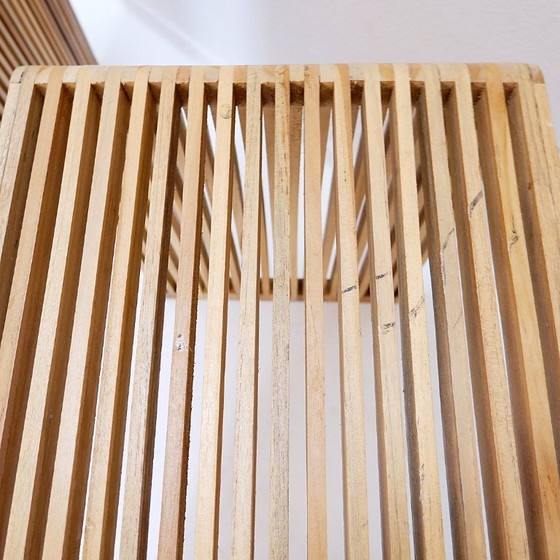 Image 1 of Pareja de mesas auxiliares con tablillas