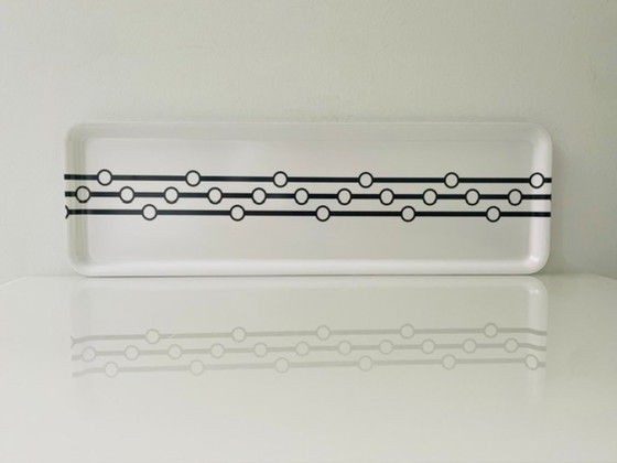 Image 1 of Vassoio in melamina IKEA vintage con grafica