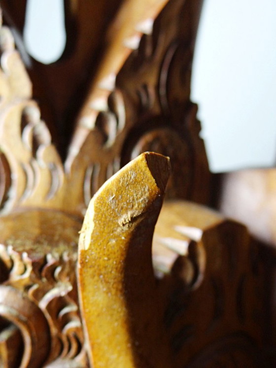 Grande maschera da parete vintage Barong di Bali in legno intagliato 1960-1980 – Decorazioni murali, Wood (photo 12 of 15)