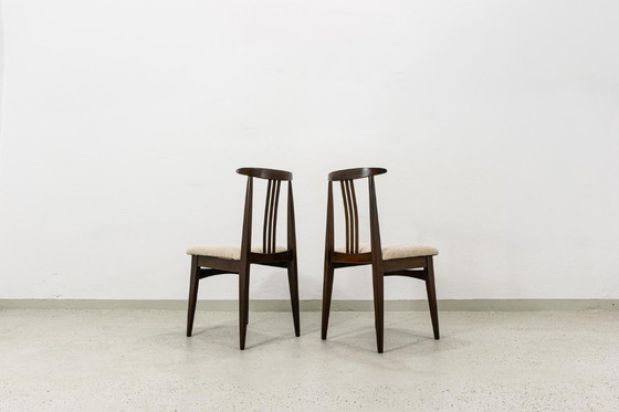 Image 1 of VENTE Ensemble de 4 chaises de salle à manger de M. Zieliński, années 1960
