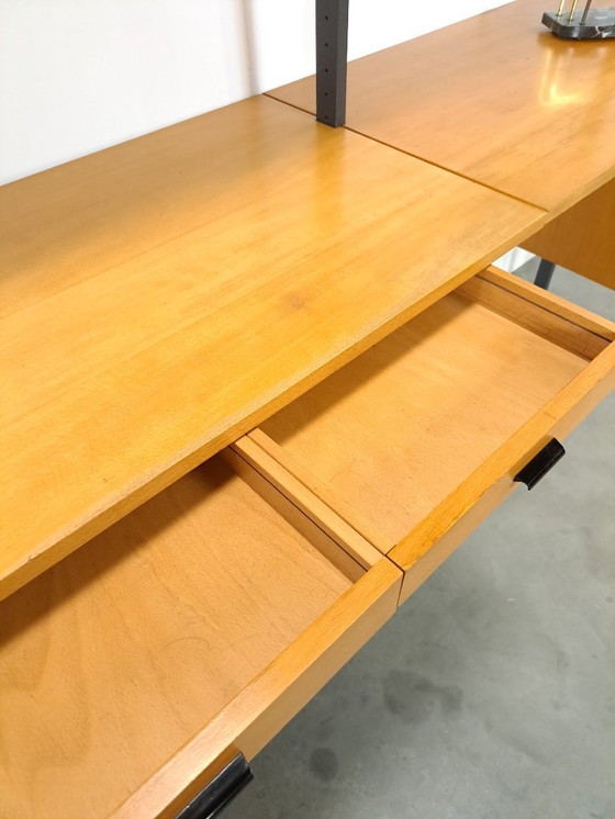 Image 1 of Sistema di pareti modulari con scrivania di design svedese Olof Pira